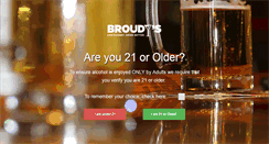 Desktop Screenshot of broudys.com
